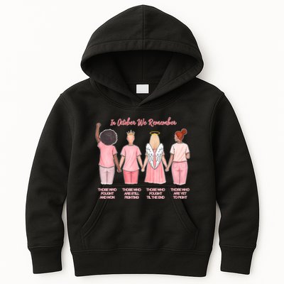 In October We Remember Those Who Fought And Won Kids Hoodie