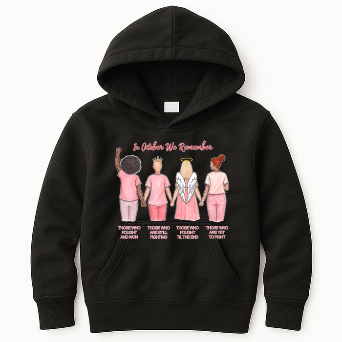 In October We Remember Those Who Fought And Won Kids Hoodie