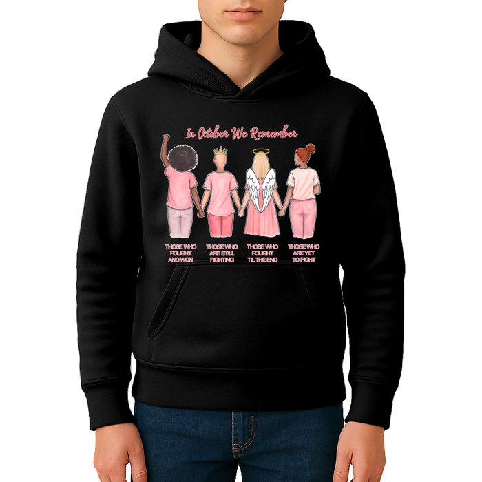 In October We Remember Those Who Fought And Won Kids Hoodie