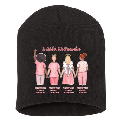 In October We Remember Those Who Fought And Won Short Acrylic Beanie