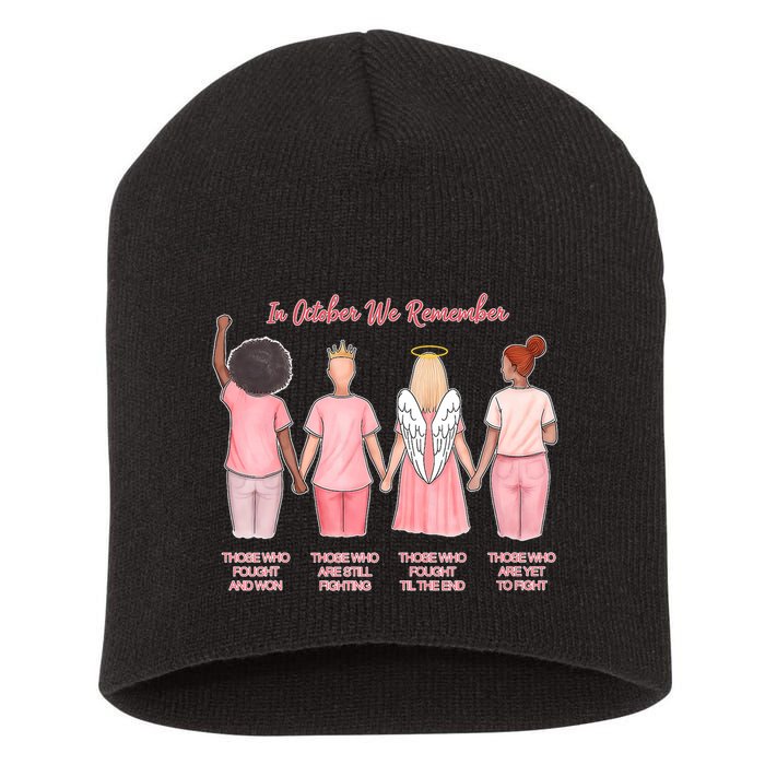 In October We Remember Those Who Fought And Won Short Acrylic Beanie