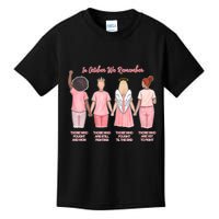 In October We Remember Those Who Fought And Won Kids T-Shirt