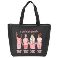 In October We Remember Those Who Fought And Won Zip Tote Bag