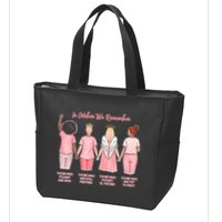 In October We Remember Those Who Fought And Won Zip Tote Bag