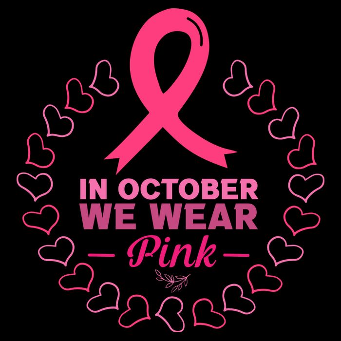 In October We Wear Pink Breast Cancer Awareness Cancer Survivor Bag