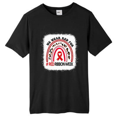 In October We Wear Red Ribbon Week Awareness Tall Fusion ChromaSoft Performance T-Shirt