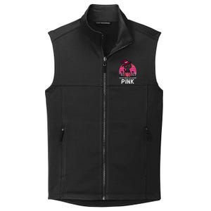 In October We Wear Pumpkin Cat Breast Cancer Awareness Collective Smooth Fleece Vest