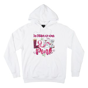 In October We Wear Love Postal Worker Breast Cancer Hoodie