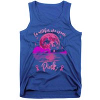 In October We Wear Pink Breast Cancer Awareness Moon Witch Great Gift Tank Top