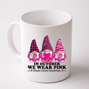 In October We Wear Unicorn Breast Cancer Awareness Coffee Mug