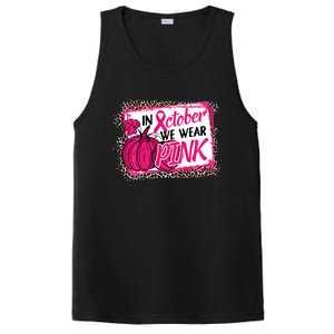 In October We Wear Pink Thanksgiving Breast Cancer Support PosiCharge Competitor Tank