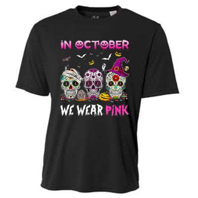 In October We Wear Breast Cancer Awareness Cooling Performance Crew T-Shirt