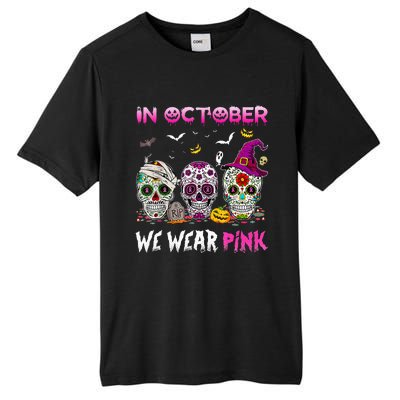 In October We Wear Breast Cancer Awareness Tall Fusion ChromaSoft Performance T-Shirt