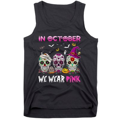 In October We Wear Breast Cancer Awareness Tank Top