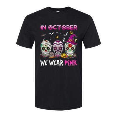 In October We Wear Breast Cancer Awareness Softstyle CVC T-Shirt