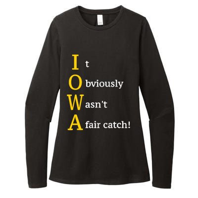 It Obviously Wasn’T A Fair Catch Womens CVC Long Sleeve Shirt