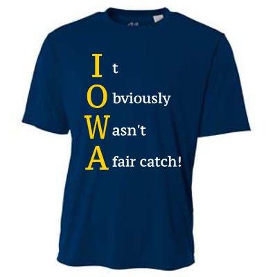 It Obviously Wasn’T A Fair Catch Cooling Performance Crew T-Shirt