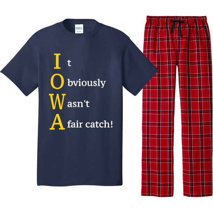 It Obviously Wasn’T A Fair Catch Pajama Set