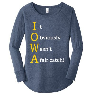 It Obviously Wasn’T A Fair Catch Women's Perfect Tri Tunic Long Sleeve Shirt