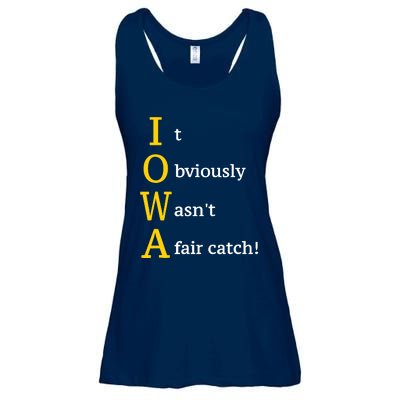 It Obviously Wasn’T A Fair Catch Ladies Essential Flowy Tank