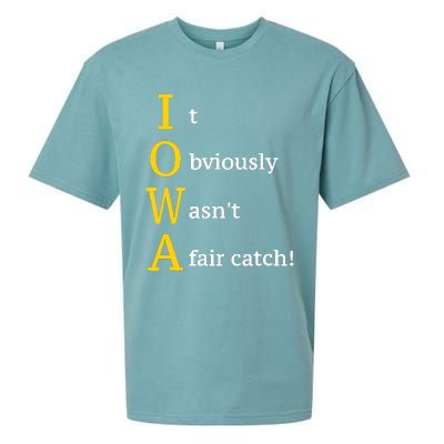 It Obviously Wasn’T A Fair Catch Sueded Cloud Jersey T-Shirt