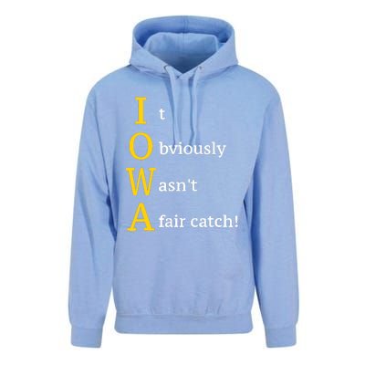 It Obviously Wasn’T A Fair Catch Unisex Surf Hoodie