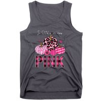 In October We Wear Pink Breast Cancer Awareness Funny Pumpkin Gift Tank Top