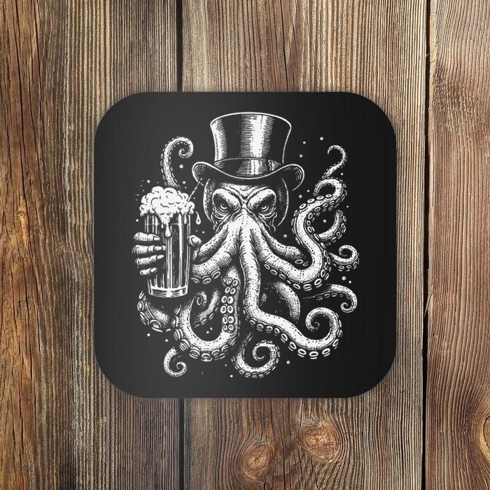 Irish Octopus With Beer Ireland Coaster