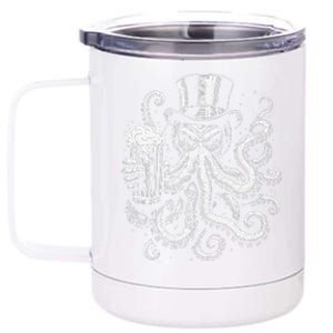 Irish Octopus With Beer Ireland 12 oz Stainless Steel Tumbler Cup