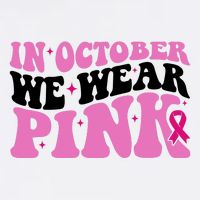 In October We Wear Pink Breast Cancer Ribbon Mug