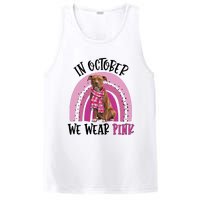 In October We Wear Pink Breast Cancer Pitbull PosiCharge Competitor Tank