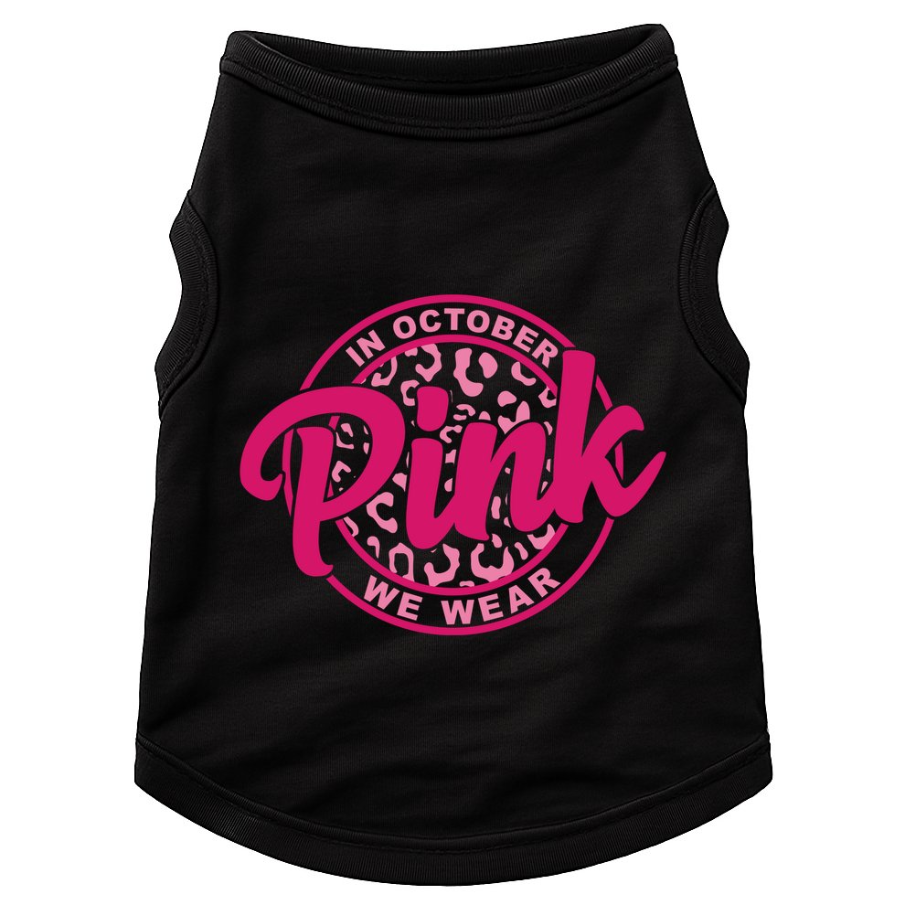 In October We Wear Pink Doggie Tank