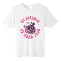 In October We Wear Pink Breast Cancer Awareness Fall Pumpkin Tall Fusion ChromaSoft Performance T-Shirt