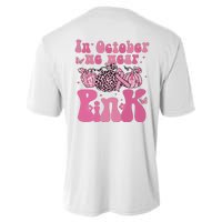 In October We Wear Pink Breast Cancer Awareness Fall Pumpkin Performance Sprint T-Shirt