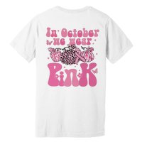 In October We Wear Pink Breast Cancer Awareness Fall Pumpkin Premium T-Shirt