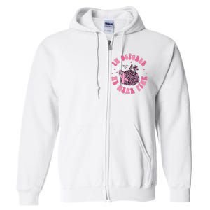 In October We Wear Pink Breast Cancer Awareness Fall Pumpkin Full Zip Hoodie