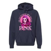 In October We Wear Pink Day Of The Dead Breast Cancer Warrior Premium Hoodie