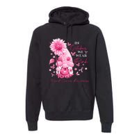 In October We Wear Pink Gnomes Gnome Breast Cancer Awareness Premium Hoodie