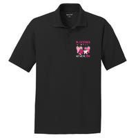 In October We Wear Breast Cancer Awareness Dental PosiCharge RacerMesh Polo