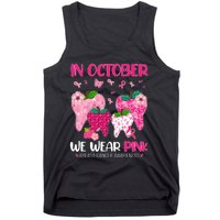 In October We Wear Breast Cancer Awareness Dental Tank Top