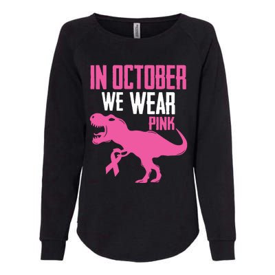 In October We Wear Pink Breast Cancer Awareness Boy Kids Womens California Wash Sweatshirt