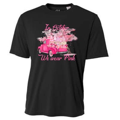 In October We Wear Pink For Breast Cancer Awareness Month Cooling Performance Crew T-Shirt