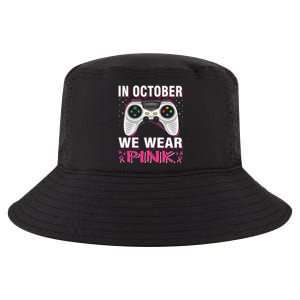 In October We Wear P.Ink Breast Cancer Gaming Gift Cool Comfort Performance Bucket Hat