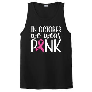 In October We Wear Pink Breast Cancer PosiCharge Competitor Tank