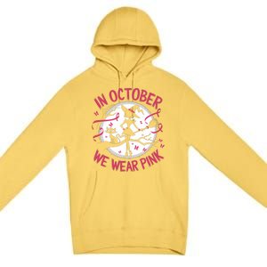 In October We Wear Scary Halloween Witch Costume Crazy Witch Witchy Vibes Premium Pullover Hoodie