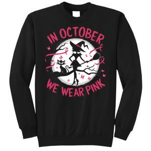 In October We Wear Scary Halloween Witch Costume Crazy Witch Witchy Vibes Sweatshirt