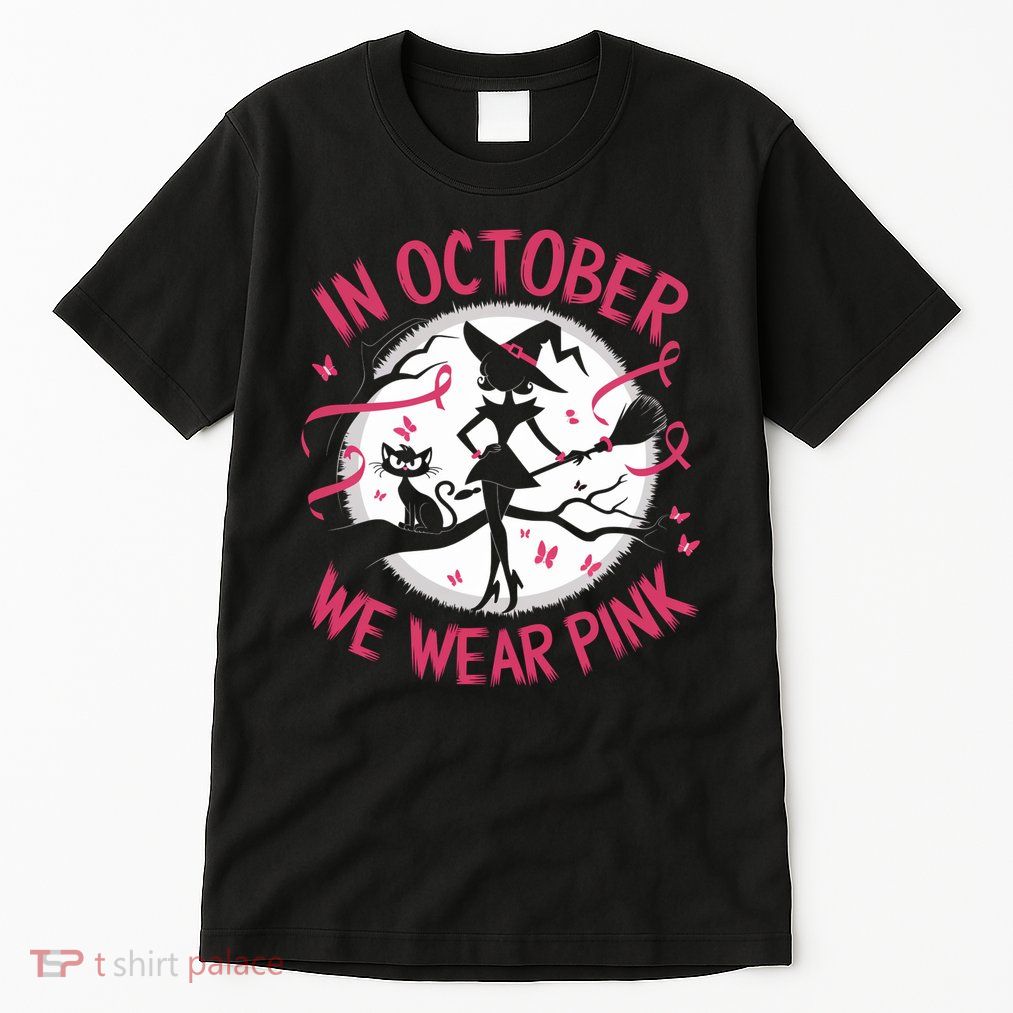 In October We Wear Scary Halloween Witch Costume Crazy Witch Witchy Vibes Tall T-Shirt