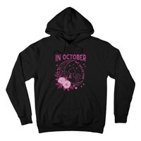 In October We Wear Flower Cat Moon Hoodie