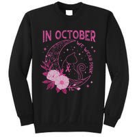 In October We Wear Flower Cat Moon Sweatshirt