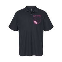 In October We Wear Flower Cat Moon Softstyle Adult Sport Polo